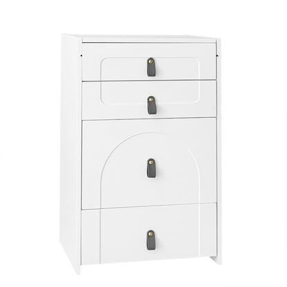 Schminktisch(Enthält Make-up-Hocker), Multifunktionaler Aufbewahrungshocker Nachttisch, mit Spiegel und LED-Beleuchtung, mit 3 Schubladen,Weiß
