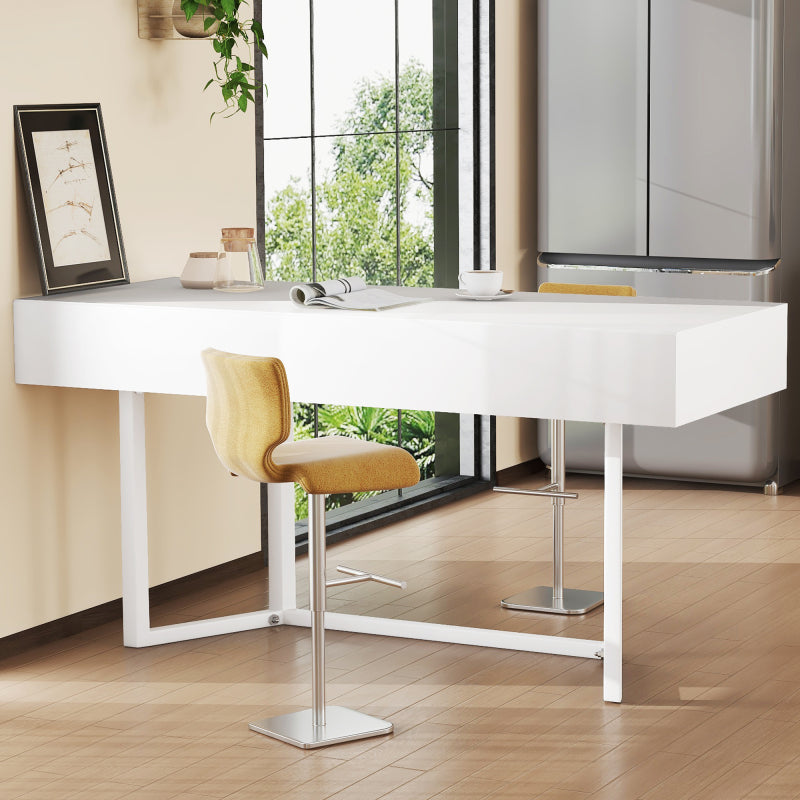 Faltbarer Schreibtisch – Multifunktional, klappbar, mit europäischen Steckdosen, Clamshell-Design zum Verstecken von Unordnung auf dem Schreibtisch