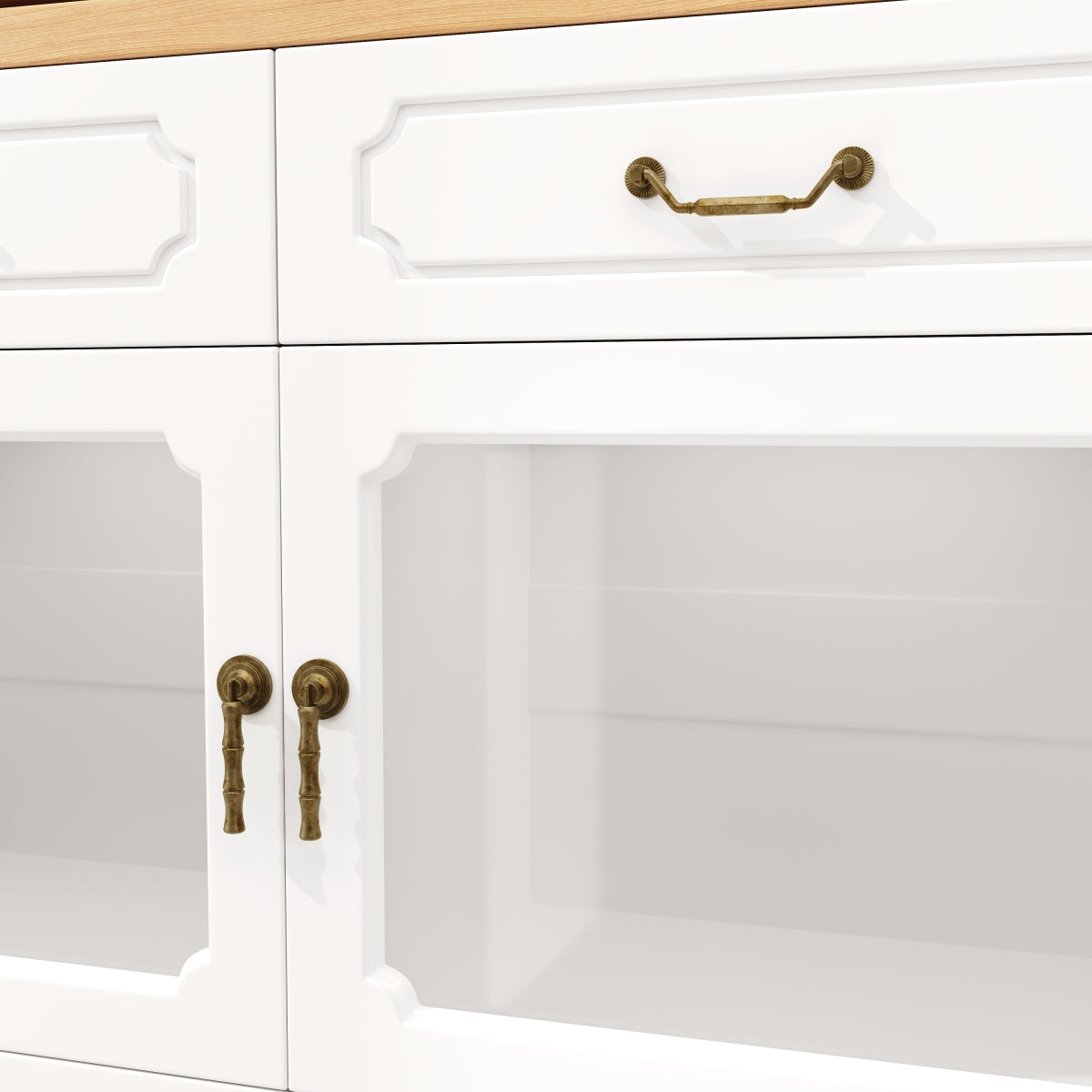 Bartisch ausziehbar 135-203cm, 360° drehbarer Stehtisch mit App-LED-Steuerung & Musik-Modus, Weißer Hochtisch mit 4 Schubladen & Regal