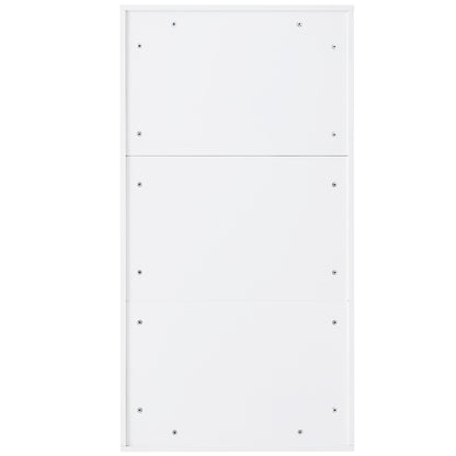 Schuhkipper Schmal mit 3 Klappen, Schuhschrank, Schuhschrank  Schuhkommode für Flur Wohnzimmer ,Weiß