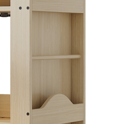 Drehbares Bücherregal, Standregal, Bilderbuchregal mit 360-Grad-Drehfunktion, Lagerregal für Kinder und Erwachsene, multifunktionales Bücherregal