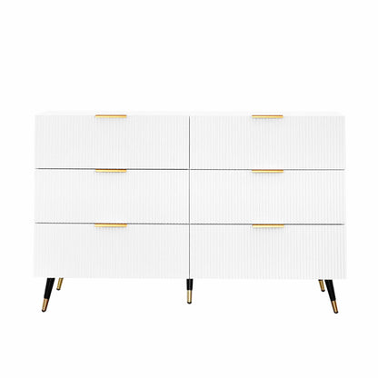 Elegantes Sideboard mit modernem Design, Kommode mit Schubladen und viel Stauraum