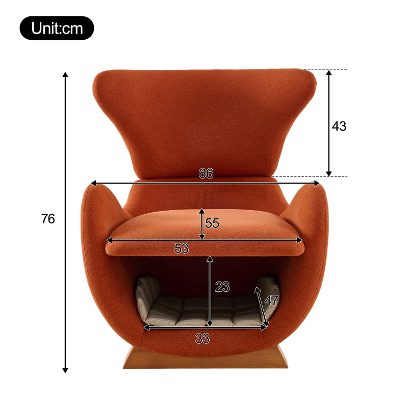 Designer-Loungesessel im Walhai-Look – haustierfreundlicher Loungesessel, bietet Katzen und kleinen Hunden einen Rückzugsort,anti-Katzen-Kratz-Stoff