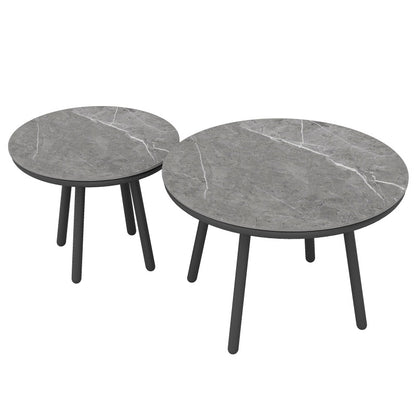 Garten Lounge Set, Seil Gartenmöbel Set, Modernes Outdoor Sofa Set Handgewebtes Seil, Inklusive Aller Sitz- Und Rückenkissen, Balkonset, Garten Und Terrasse, Grau