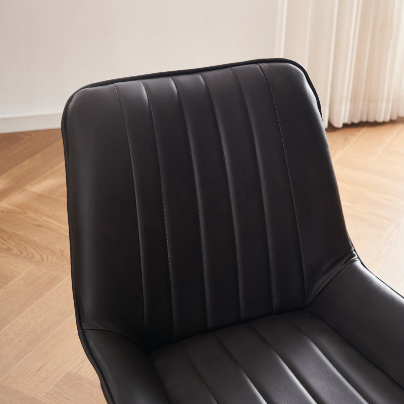 Sorgfältig ausgewählte Küche Wohnzimmer Esszimmer Stühle aus Kunstleder Material für leichtere Wartung! (Satz von 2)