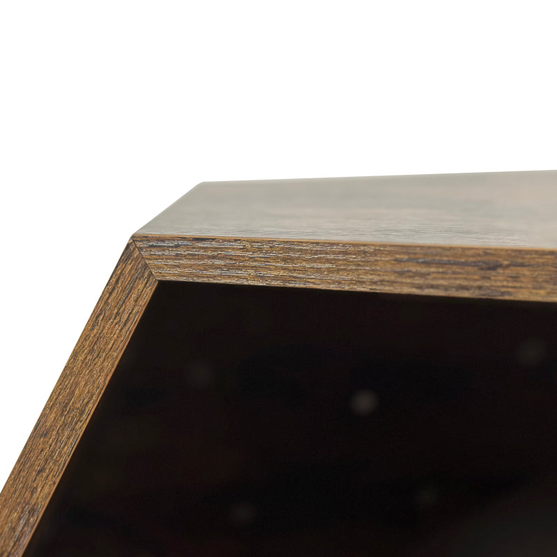 66CM Modern Pet Furniture Cat Carrier Side Table MDF Multi-Purpose Furniture Antique Wood Color