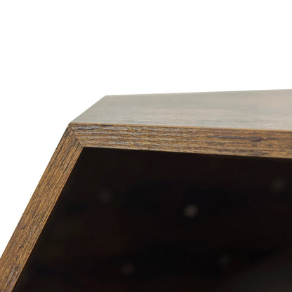66CM Modern Pet Furniture Cat Carrier Side Table MDF Multi-Purpose Furniture Antique Wood Color