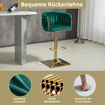 Vintage Barhocker mit Rückenlehne und Fußstütze Counter Höhe Esszimmerstuhl Für Kücheninsel Esszimmer Bar Theke Potluck Party Lounge Bereich