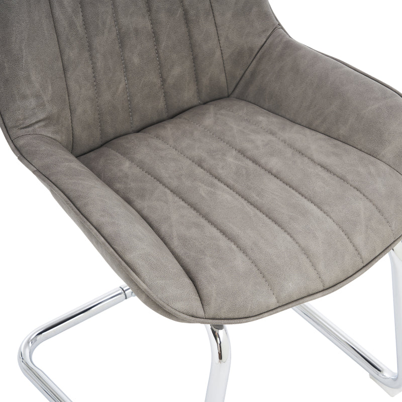 Sorgfältig ausgewählte Küche Wohnzimmer Esszimmer Stühle aus Kunstleder Material für leichtere Wartung! (Satz von 2)