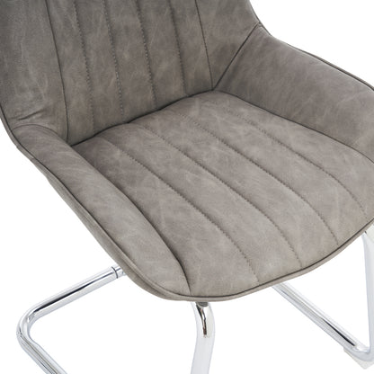 Sorgfältig ausgewählte Küche Wohnzimmer Esszimmer Stühle aus Kunstleder Material für leichtere Wartung! (Satz von 2)