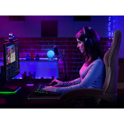 Gaming Stuhl Stoff, Ergonomischer Gaming Chair mit Fußstütze, Verstellbarer Racing Computerstuhl mit Lordosenstütze, Schwarz Ergonomisch PC-Stuhl