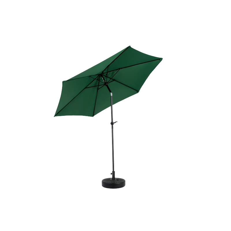 14.8 Ft Double Sided Outdoor Umbrella Rectangular Large with Crank (Dark Green)(No Base)