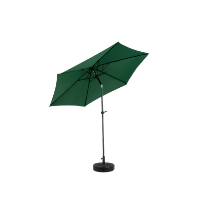 14.8 Ft Double Sided Outdoor Umbrella Rectangular Large with Crank (Dark Green)(No Base)