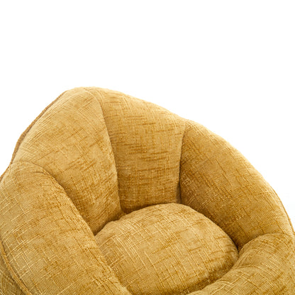 Sitzsack Sofa Stuhl für Erwachsene mit Fußstütze, Gelb