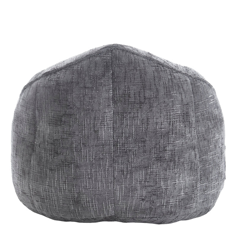 Sitzsack Sofa Stuhl für Erwachsene mit Fußstütze, Grau