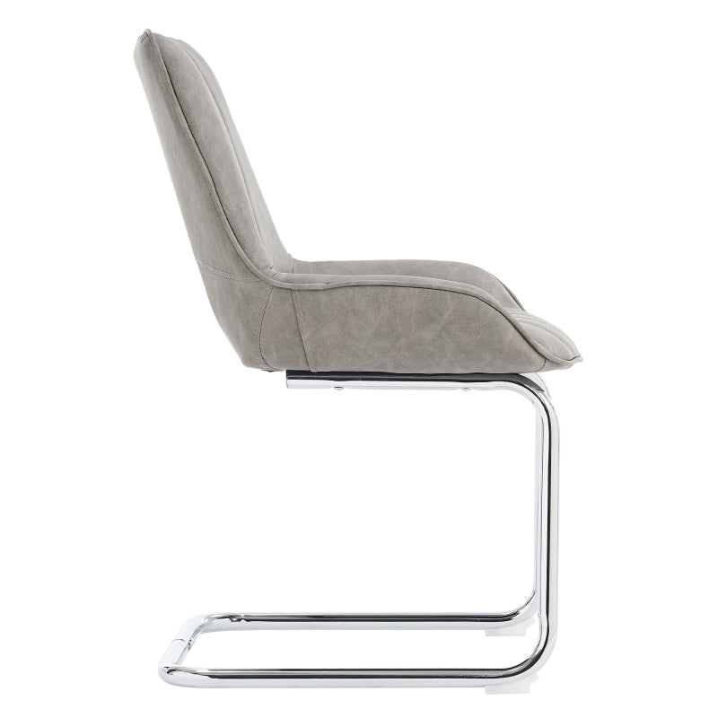 Sorgfältig ausgewählte Küche Wohnzimmer Esszimmer Stühle aus Kunstleder Material für leichtere Wartung! (Satz von 2)