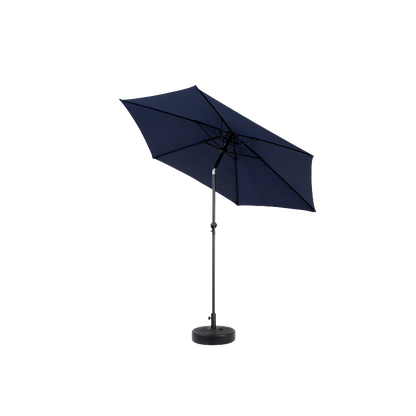14.8 Ft Double Sided Outdoor Umbrella Rectangular Large with Crank (Navy Blue)(No Base)