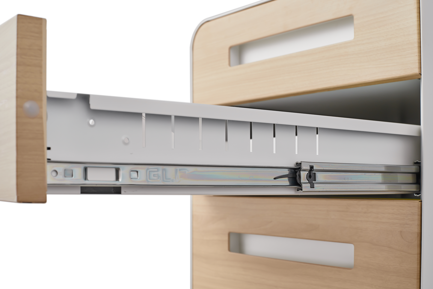 3 Drawer Mobile File Cabinet Under Desk Office,Simple Style Versatile Storage Cabinet for Legal/Letter/A4 Files, 5 Wheel Design Anti-Tilting Cold Rolled Steel Waterproof Moisture-Proof White