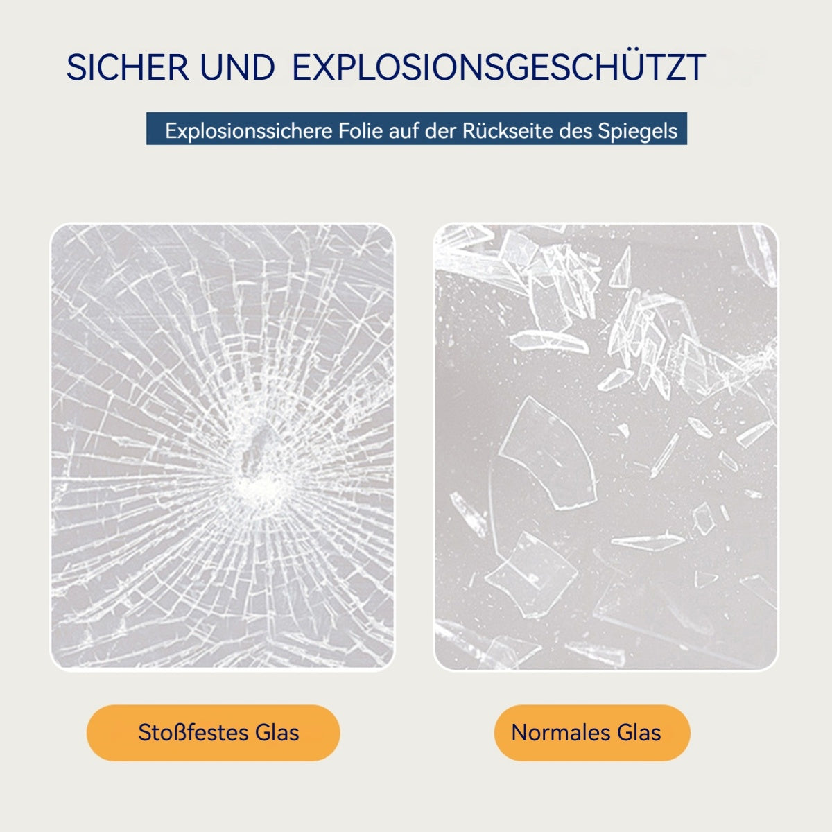 70*90CM Bathroom Vanity Mirror , Wall-Mounted Mirror for Bathroom Anti-Fog Waterproof