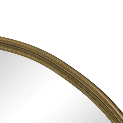 80CM Bronze Round Mirror, Bathroom Mirror for Wall, Round Wall Mirror Metal Frame, for Wall, Living Room, Bedroom, Vanity, Entryway, Hallway