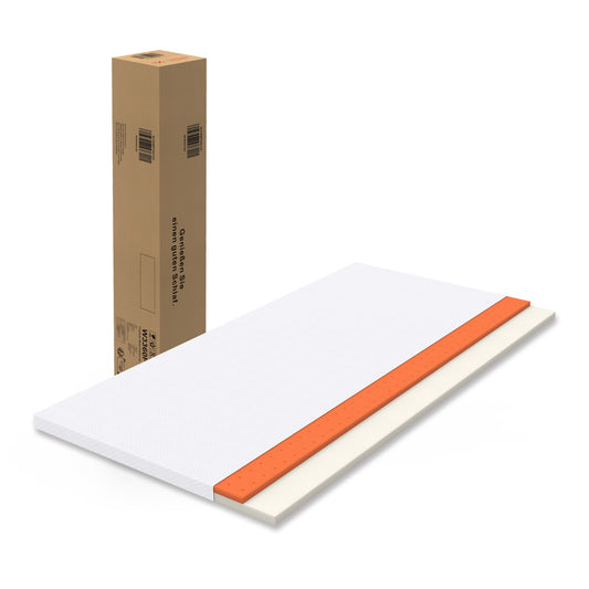 Schaumstoff-Matratze/Topper 180x200 cm, H3, 5 cm Höhe, Öko-TEX, Waschbar