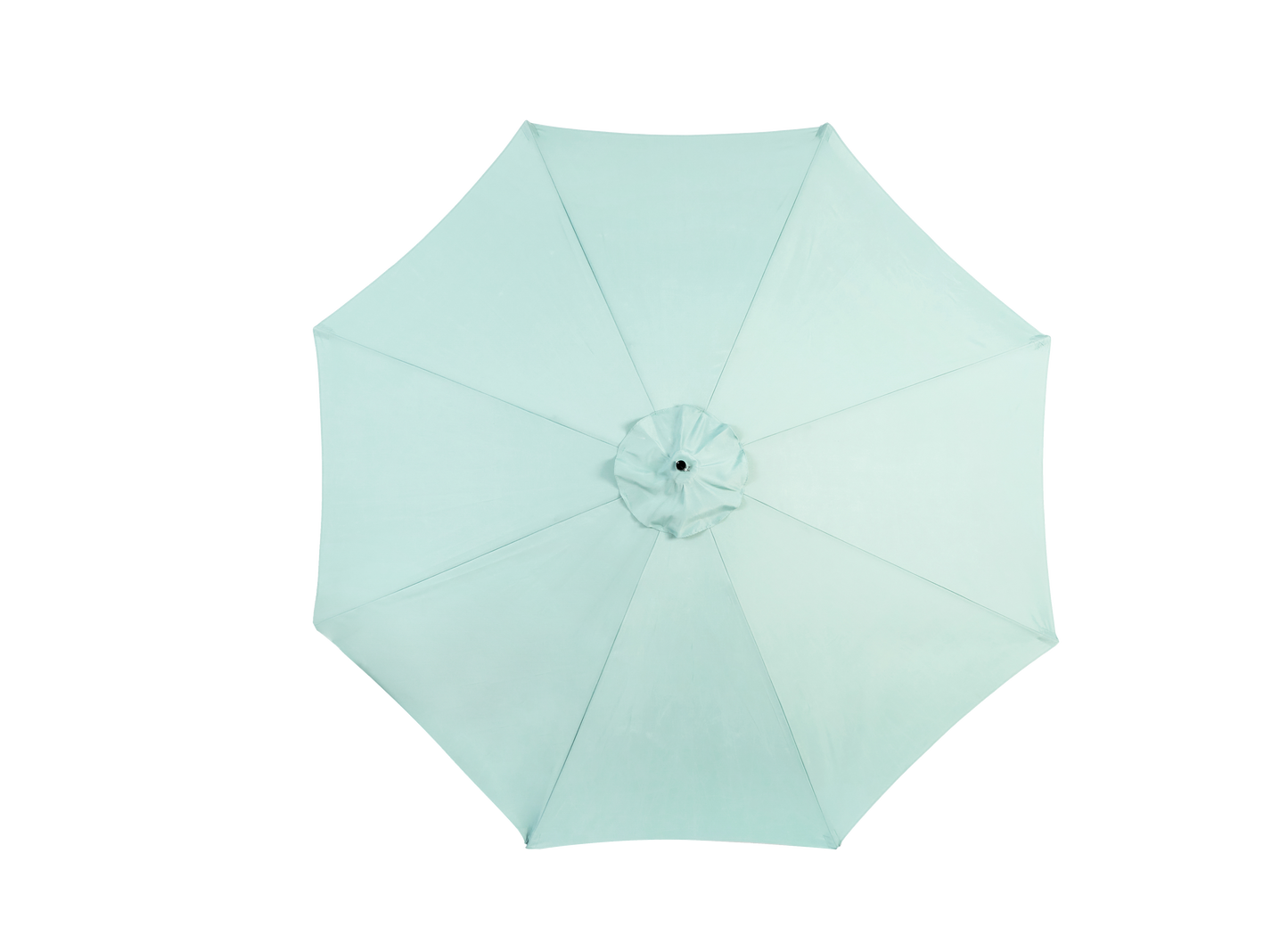 14.8 Ft Double Sided Outdoor Umbrella Rectangular Large with Crank(Light Green) (No Base)