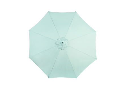 14.8 Ft Double Sided Outdoor Umbrella Rectangular Large with Crank(Light Green) (No Base)