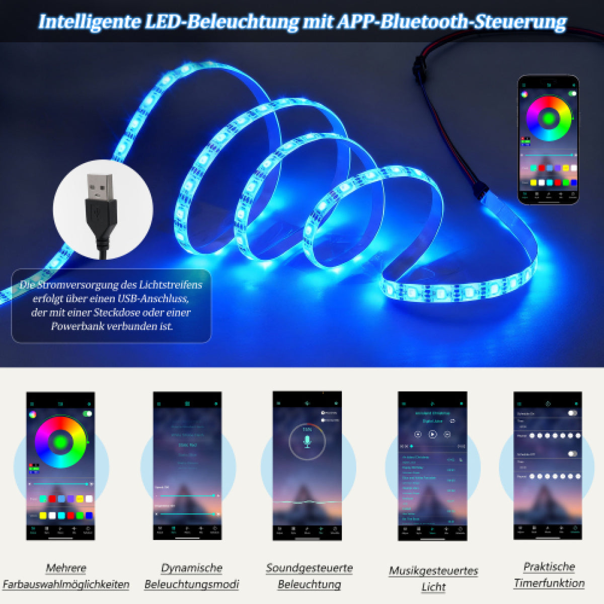 Vitrine Schwarz Hochglanz, LED-Beleuchtung, 180 cm, Glaskantenbeleuchtung