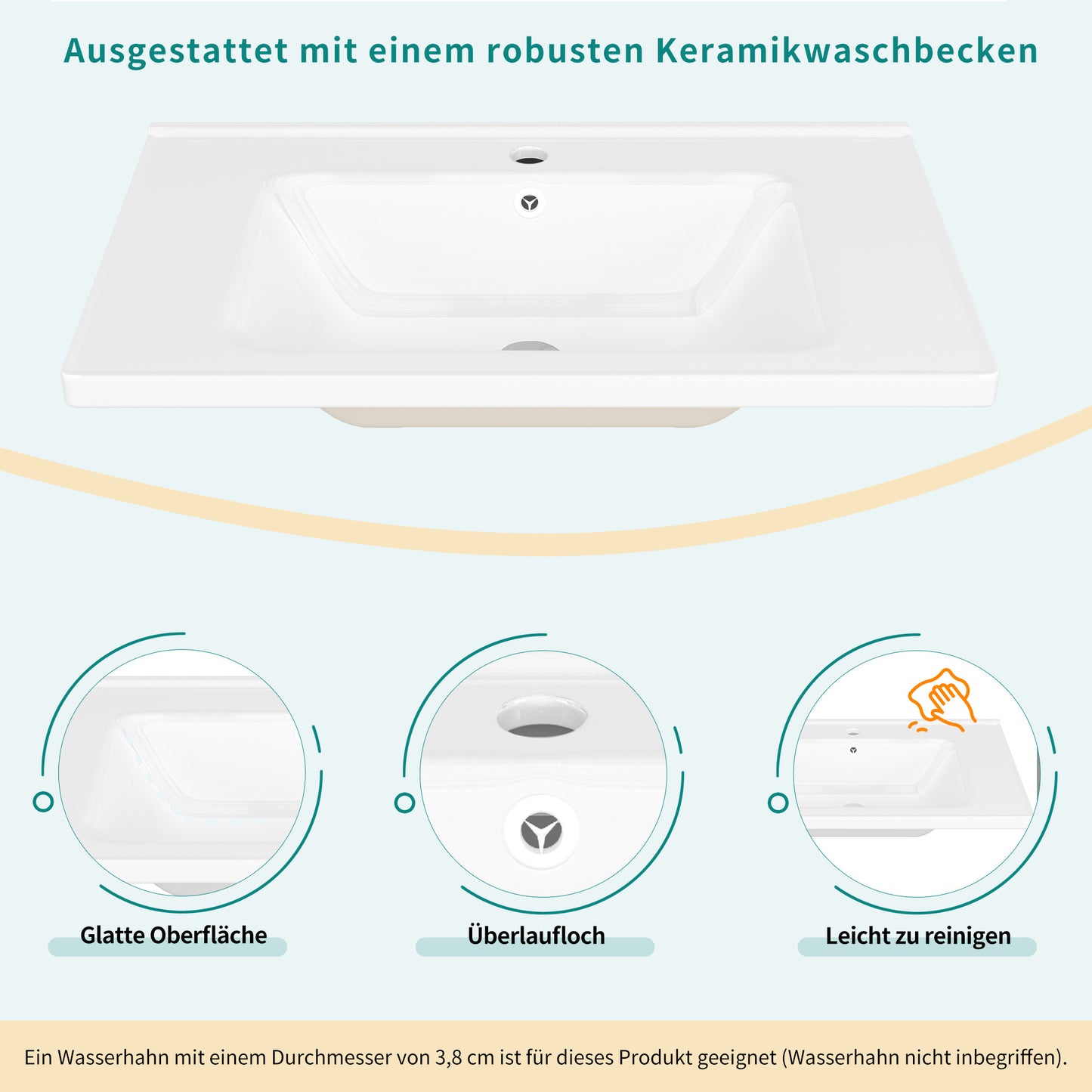 Badezimmerschrank mit waschbecken,Grün