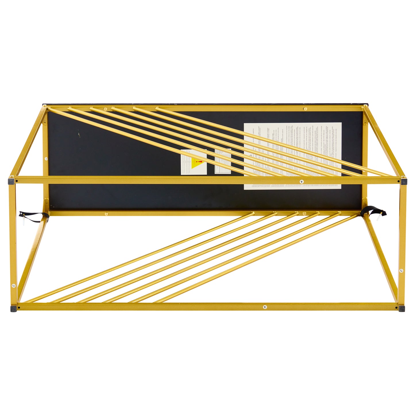 MDF Hochglanz Tisch für den Eingangsbereich, Konsolentisch, Flurtisch, Sideboard, Beistelltisch, Vintage, Schwarzer Tisch mit goldenem Fuß,