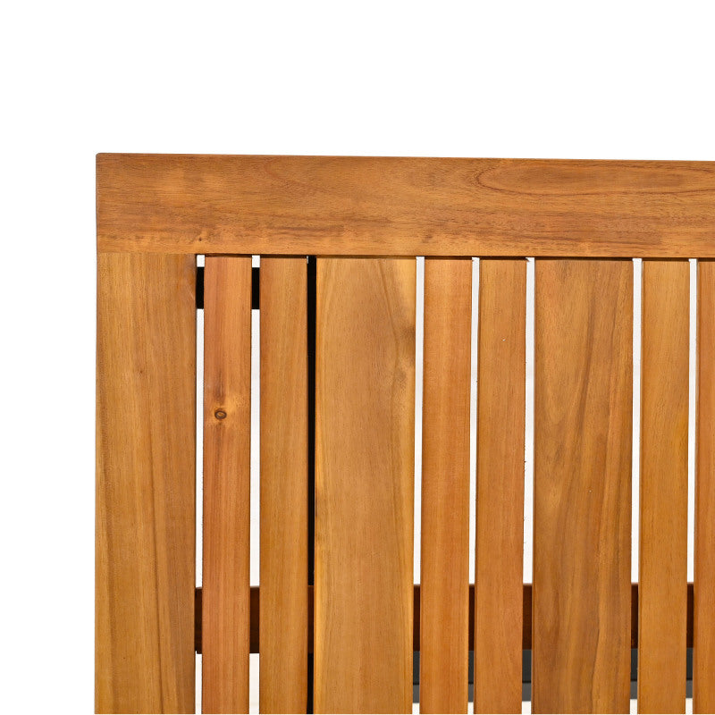 Garten-Essgruppe, 7-tlg, Garten-Lounge-Set aus Seil, 6 Sessel und 1 Tisch, Tisch aus Akazienholz, Mit Fußpolstern und sechs Sitzkissen, abnehmbar und waschbar
