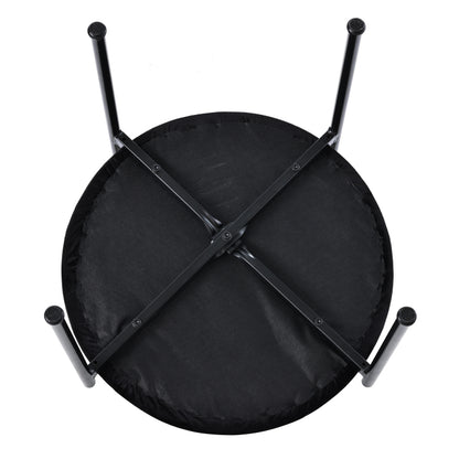 Samt-Esszimmerstuhl,2er set, Rattan-Freizeitstuhl, Schwarz