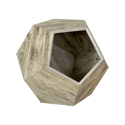 66CM Modern Pet Furniture Cat Carrier , Sofa Side Table, Planter MDF Multifunctional Furniture, Colored Flower Oak