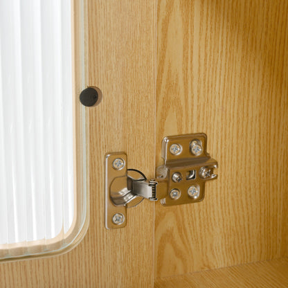 Schminktisch-Set, Kosmetiktisch mit LED-Spiegel und 3-Farbiger Beleuchtung, Schminktisch aus Holz für Schlafzimmerstudio - Maße: B120/H90/T40 cm(ohne Hocker) (Old sku: RN3198724AAA)