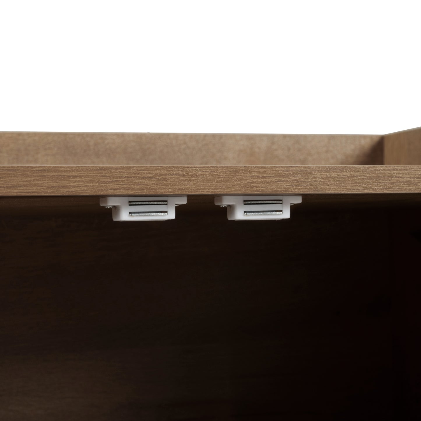 Moderner Schuhbänke mit Holzmaserung, Schuhschrank