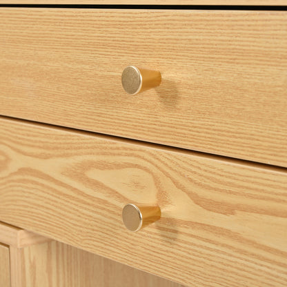 Schminktisch-Set, Kosmetiktisch mit LED-Spiegel und 3-Farbiger Beleuchtung, Schminktisch aus Holz für Schlafzimmerstudio - Maße: B120/H90/T40 cm(ohne Hocker) (Old sku: RN3198724AAA)