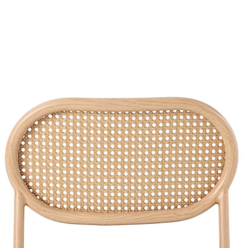 4er set Esszimmerstuhl, moderner, einfacher Freizeitstuhl mit vier Stützbeinen aus Metall, Rattan-Freizeitstuhl, Wohnzimmer- und Schlafzimmerstuhl, Braun