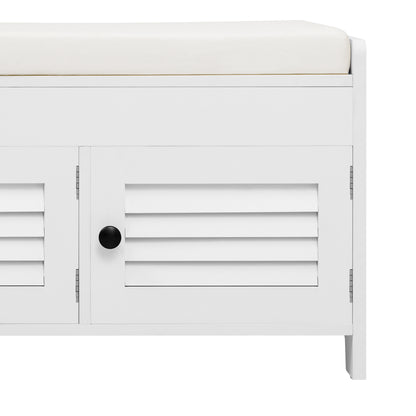 Moderne schuhbank mit sitzfläche, Eingangsbereich, Wohnzimmer, flurmöbel, Weiß