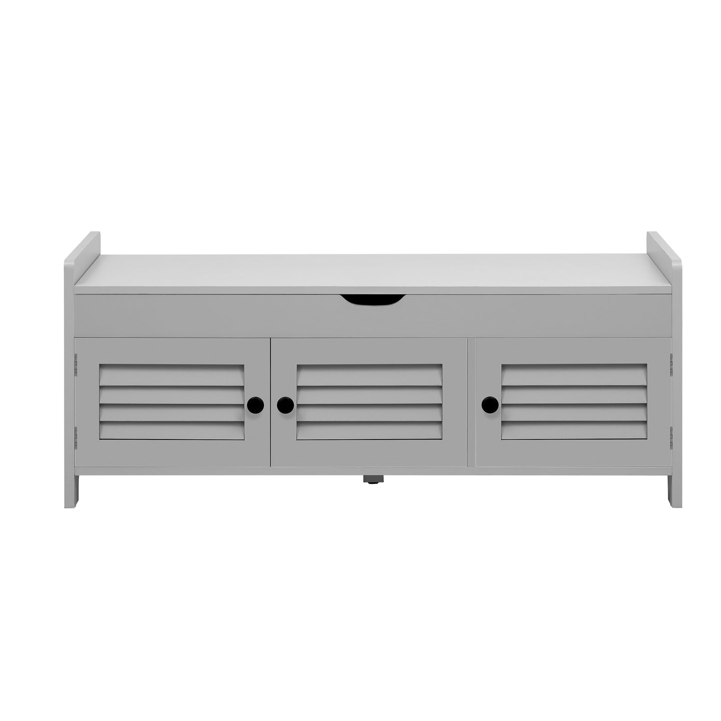 Moderne schuhbank mit sitzfläche, Eingangsbereich, Wohnzimmer, flurmöbel,  Grau