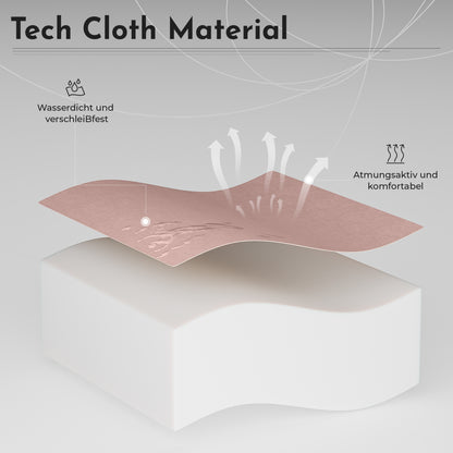 Chefsessel Pink PU-Leder, Ergonomisch, Höhenverstellbar, Doppel-Lordosenstütze