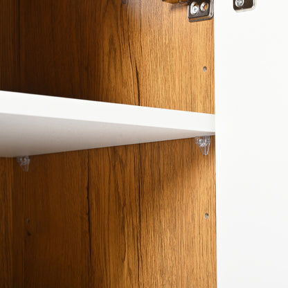 Schuhschrank mit verstellbaren Einlegeböden – Minimalistischer Home Organizer: H99 cm x B90 cm x T35 cm