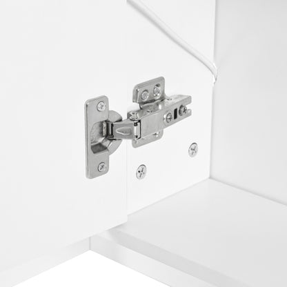 Beleuchteter Schminktisch mit Spiegel & Hocker – Moderner Frisiertisch mit Einstellbarer Helligkeit, Schubladen & Offener Ablage, Weiß, 100×40×138 cm