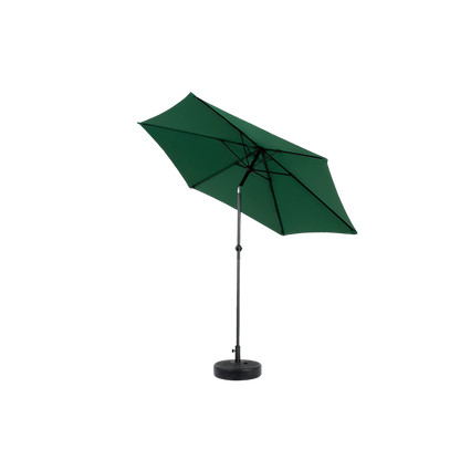 14.8 Ft Double Sided Outdoor Umbrella Rectangular Large with Crank (Dark Green)(No Base)