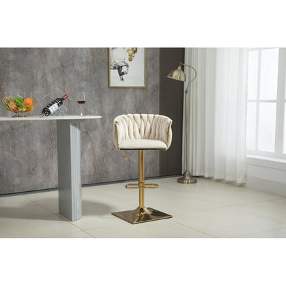 Vintage Barhocker mit Rückenlehne und Fußstütze Counter Höhe Esszimmerstuhl Für Kücheninsel Esszimmer Bar Theke Potluck Party Lounge Bereich