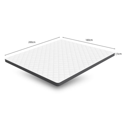 Matratzentopper 180x200 cm, 7 Zonen, H3, 7 cm Höhe, Öko-TEX, Ergonomisch