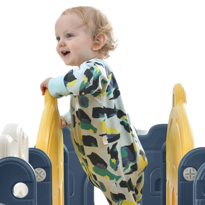 Mein kleines Schloss-Slide Kletterspielzeug für Kinder, 6 in 1 Kinderrutsche, Klettern, Bohrspiel, Stauraum, Spielgang, Basketballrahmen. Hergestellt aus HDPE (Enthält keine Meereskugeln)