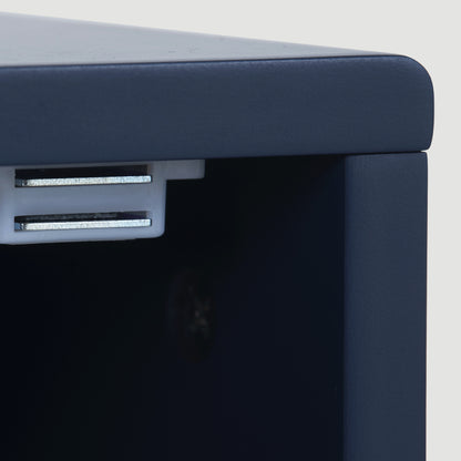 Nachttisch,Nachtschrank Beistelltisch,Marineblau, Sofatisch passend zu jedem Bett & Schlafzimmer - H50/B35/T35 cm