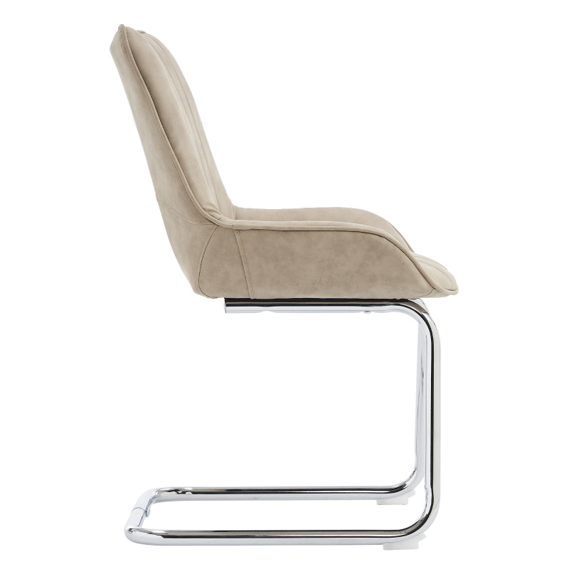 Sorgfältig ausgewählte Küche Wohnzimmer Esszimmer Stühle aus Kunstleder Material für leichtere Wartung! (Satz von 2)