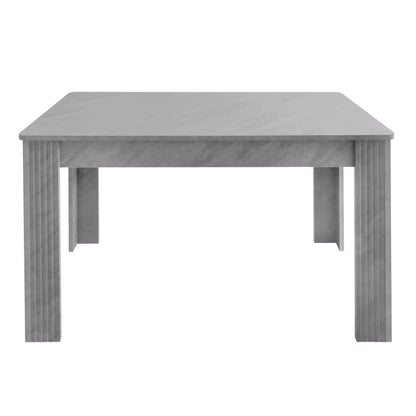 Modern einfacher Esstisch, Robuster Esstisch, Tisch mit vier Beinen, Beton-Optik