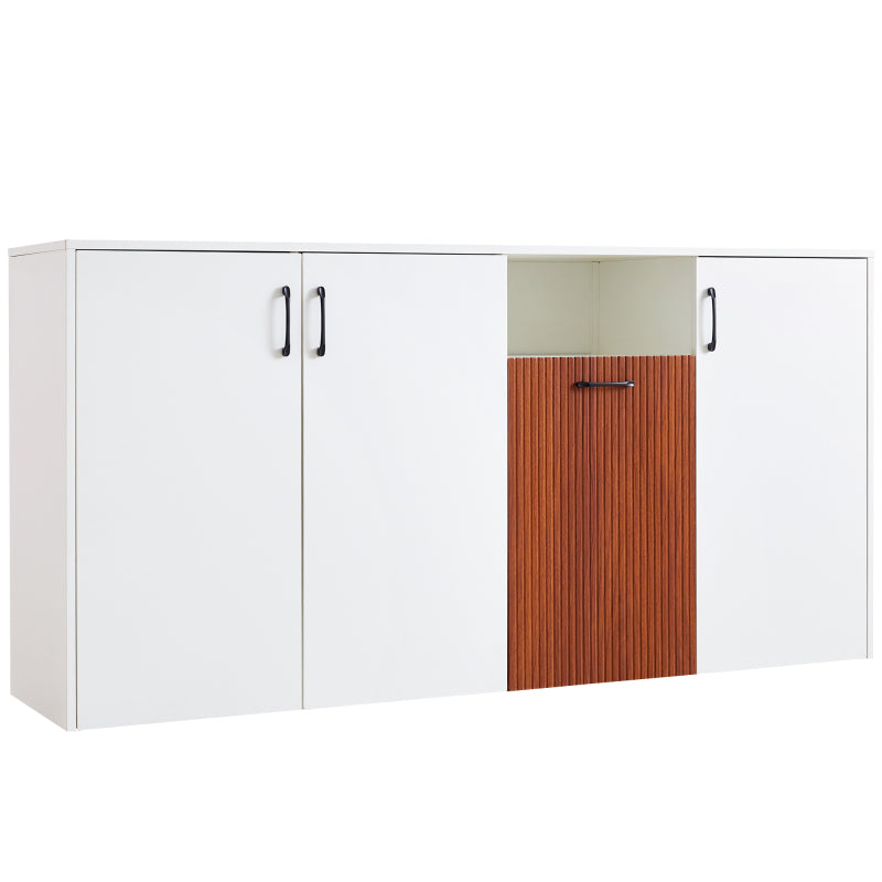 Sideboard Schrank freistehender Holzschrank Holzschrank Küche Zuhause Wohnzimmer weiß